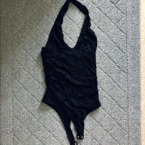 Women Bodysuit One Piece Black XS 0 2 Top